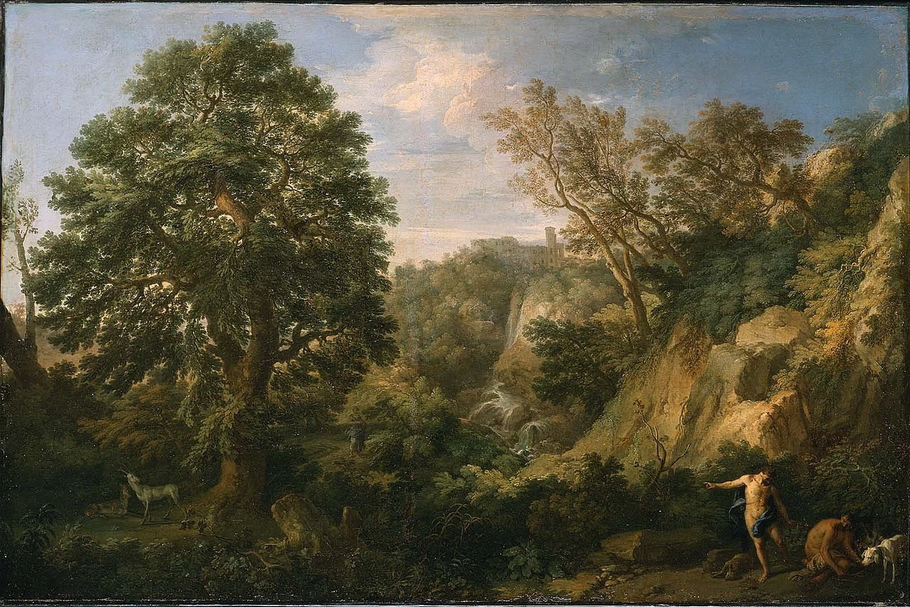 Paesaggio con cacciatori - Museum of Fine Arts